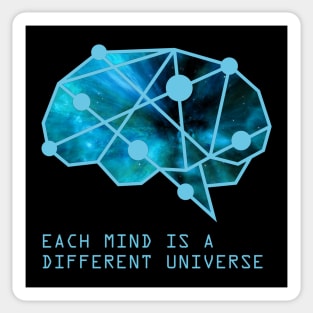 Each Mind is a Different Universe - Ver. 2 Sticker